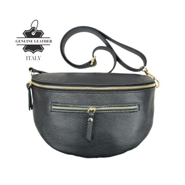 Nahkainen, trendikäs waistbag - Image 2