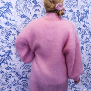 Italialainen Kid Mohair (80%) onesize (XS-XXL), pitkä villatakki - Kuva 2