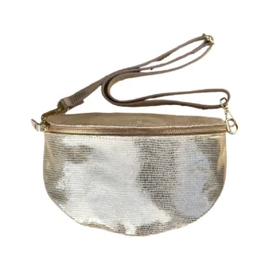 Nahkainen, trendikäs waistbag