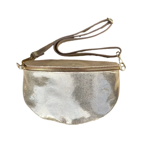 Nahkainen, trendikäs waistbag