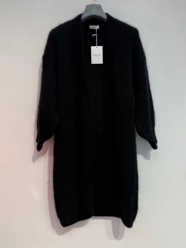 Italialainen Kid Mohair (80%) onesize (XS-XXL), pitkä villatakki