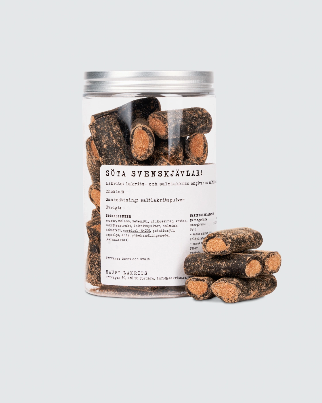 Haupt Lakrits Söta Svenskjävlar! 250g - Kuva 1