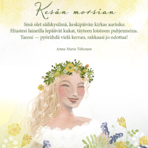 Vuodenaika morsian-korttikokoelma, Kesä, 2-osainen A6 matta ENNAKKOTILAUS