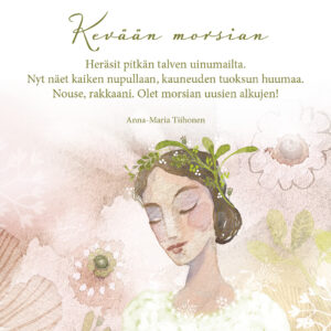 Vuodenaika morsian-korttikokoelma, Kevät, 2-osainen A6 matta ENNAKKOTILAUS