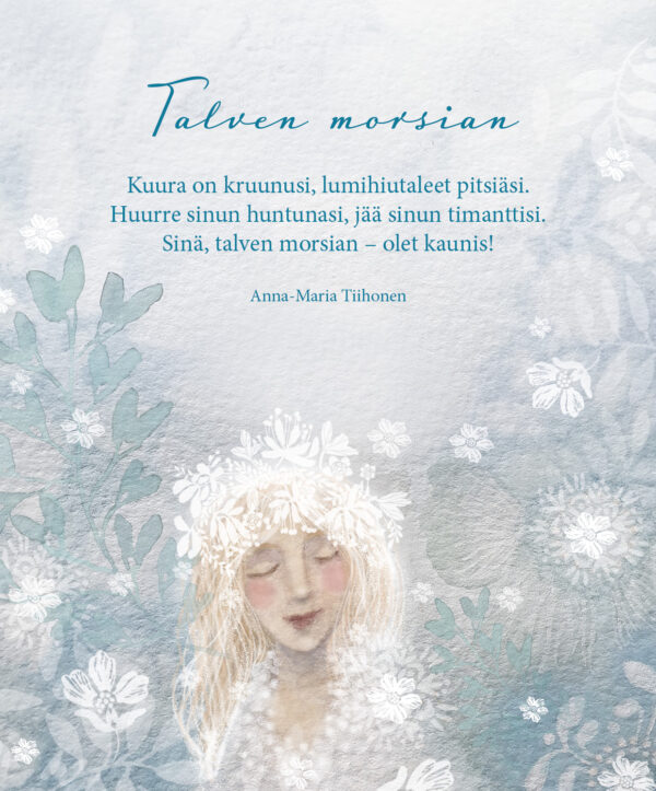 Vuodenaika morsian-korttikokoelma, Talvi, 2-osainen A6 matta ENNAKKOTILAUS