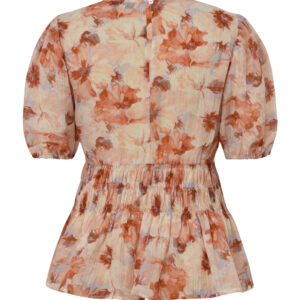 A-View Elena -pusero – kukallinen smokkivyötäröllinen pusero - Kuva 4