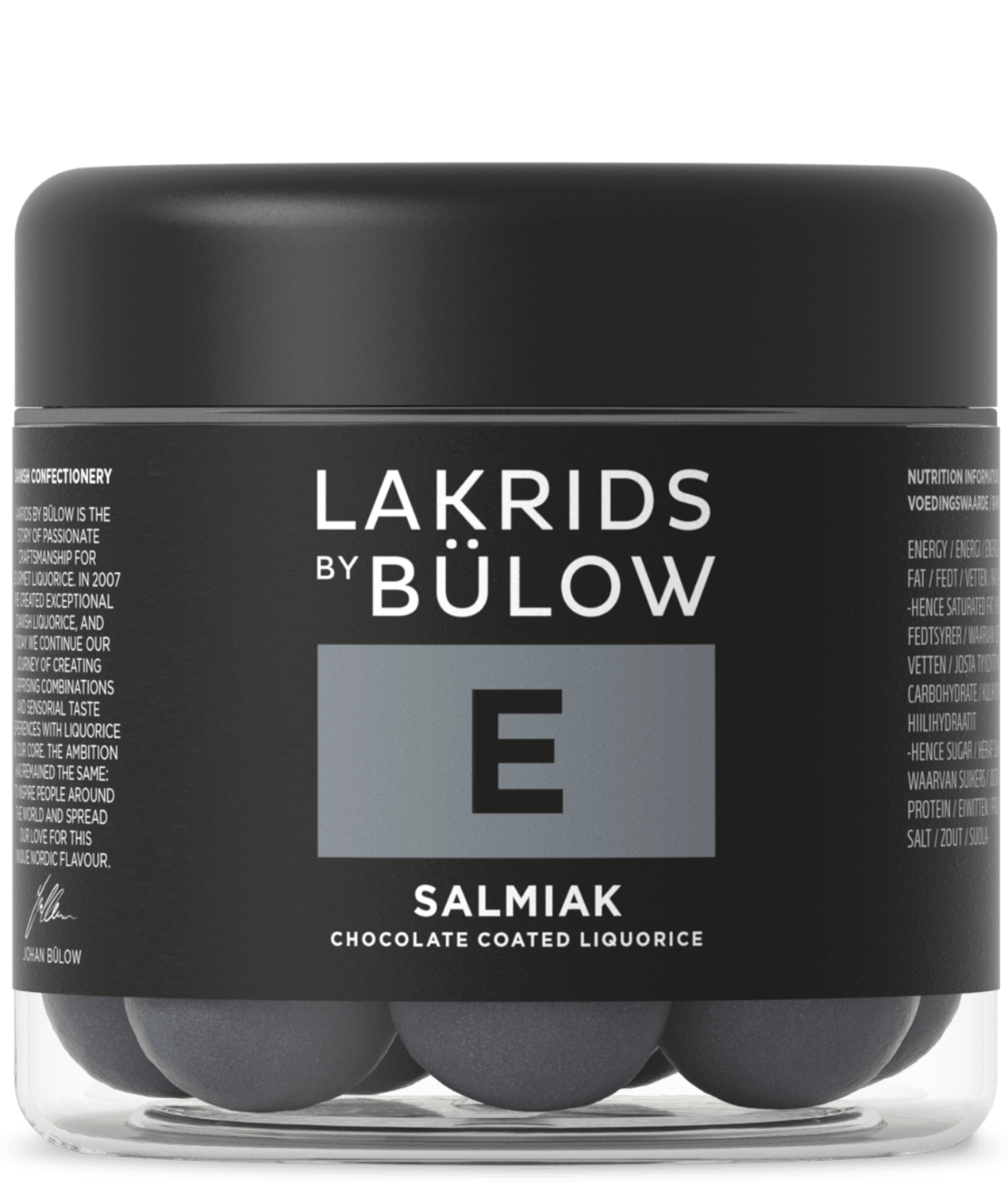 Lakrids by Bülow E – SALMIAK – SMALL 115g - Kuva 1