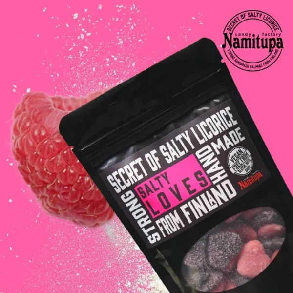 Namitupa Salty Loves salmiakkikarkit 100g
