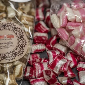 Namituvan tyynykaramellistruutta Polkka 120g - Kuva 2