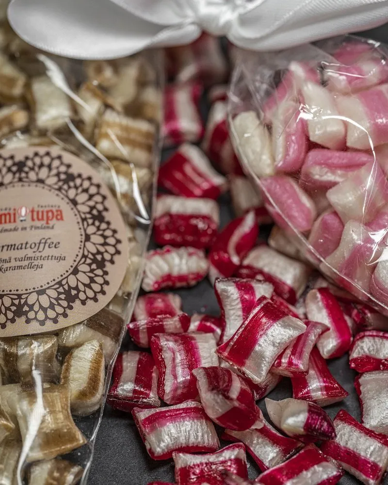 Namituvan tyynykaramellistruutta Polkka 120g - Kuva 2