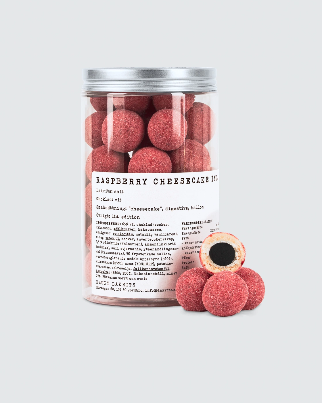 Haupt Lakrits Rasberry-Cheesecake makeiset 250g - Kuva 1