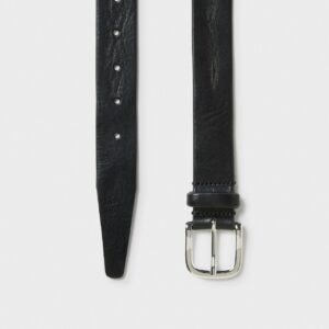 Saddler Epping nahkavyö 90 cm, musta - Kuva 4