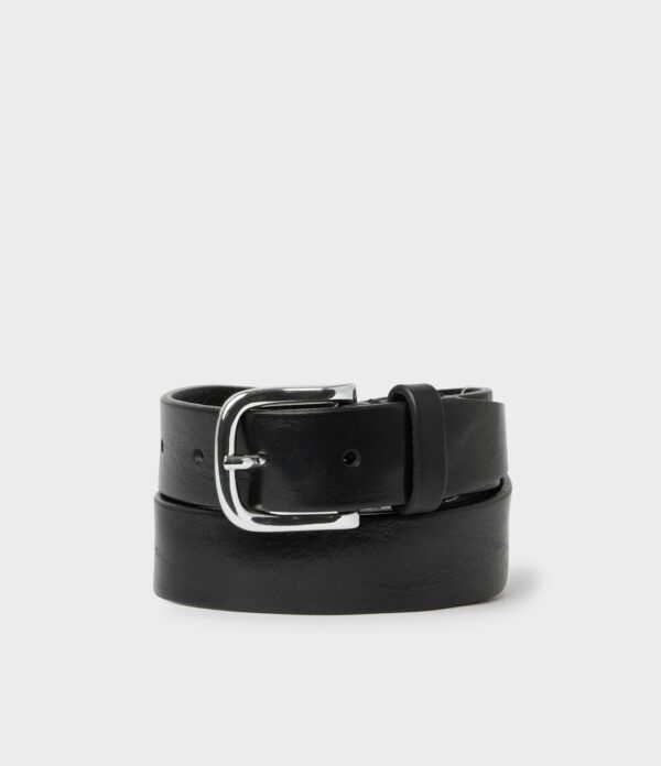 Saddler Epping nahkavyö 90 cm, musta