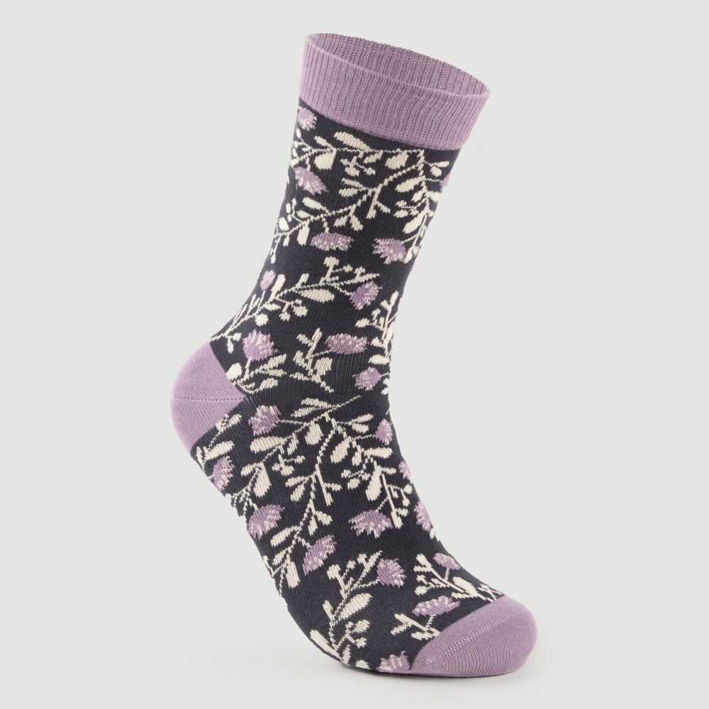 Veraluna kuvioidut luomupuuvillasukat boxi 3 pr, koolle: 35-38 - Kuva 2