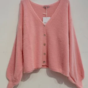 Italialainen alpakkasekoite neuletakki, onesize - Kuva 2