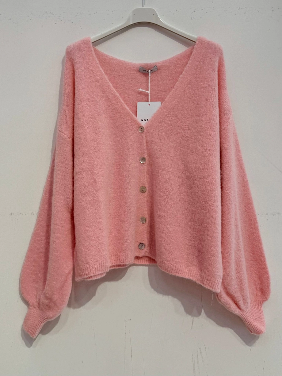 Italialainen alpakkasekoite neuletakki, onesize - Kuva 2