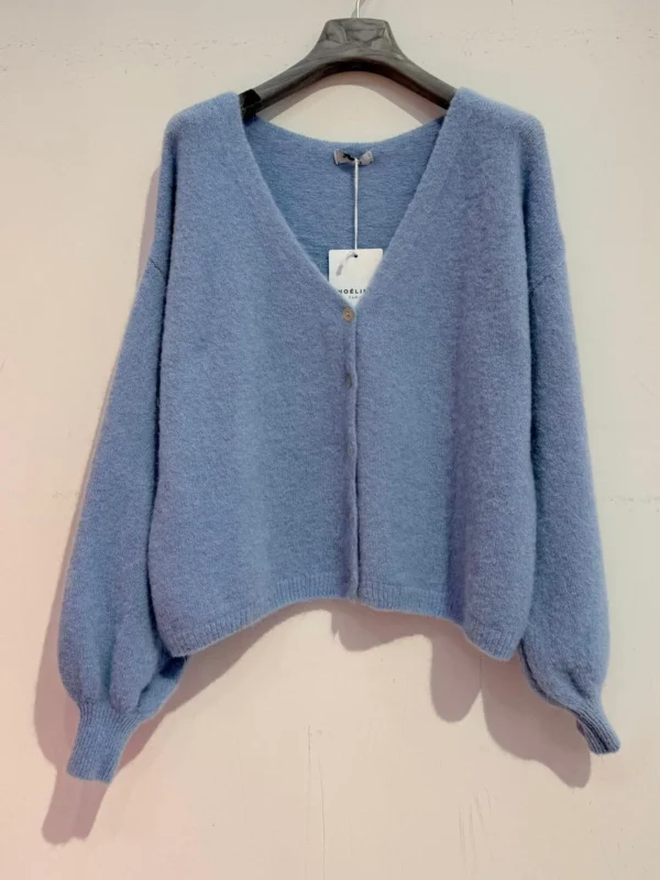 Italialainen alpakkasekoite neuletakki, onesize