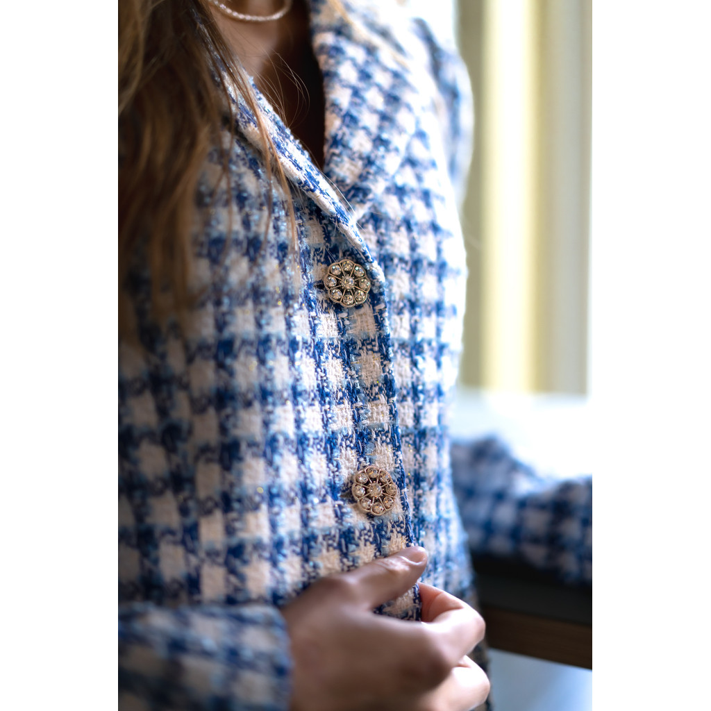 A-view Carly sinivalkoinen bleiseri, eri kokoja - Kuva 1